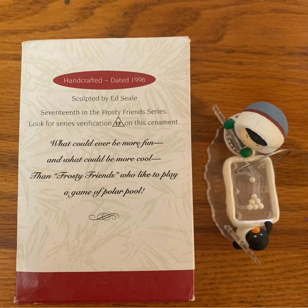 Hallmark Ornament * Collectors Series * “Frosty Friends” 1996